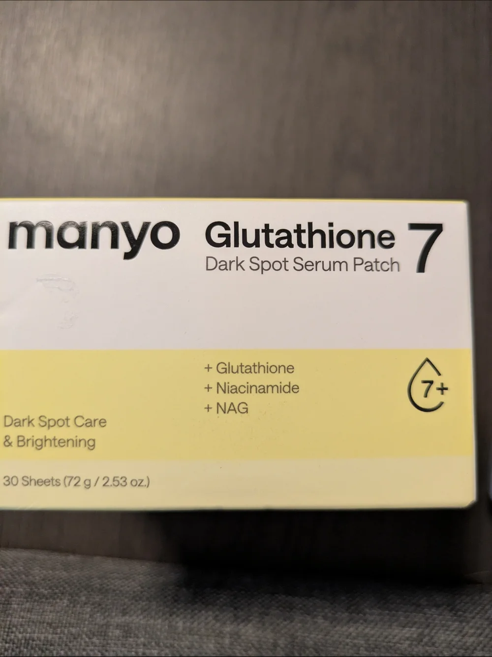 Manyo Glutathione 7 Dark Spot Serum Patch — Yellow
